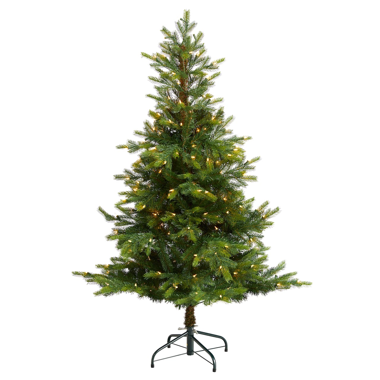5ft. Pre-Lit North Carolina Spruce Artificial Christmas Tree, Clear LED Lights